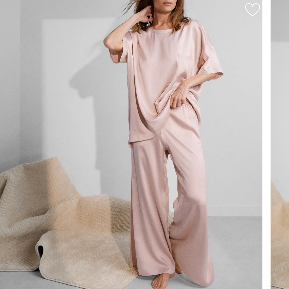 Lunya Women's Pink Pajama Set